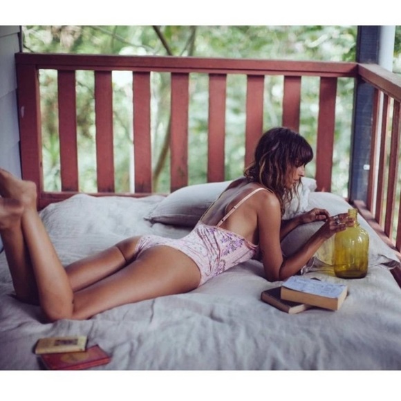 Spell & The Gypsy Collective City Lights Bodysuit in Peach - Picture 2 of 15